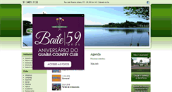 Desktop Screenshot of guaibacountryclub.com.br